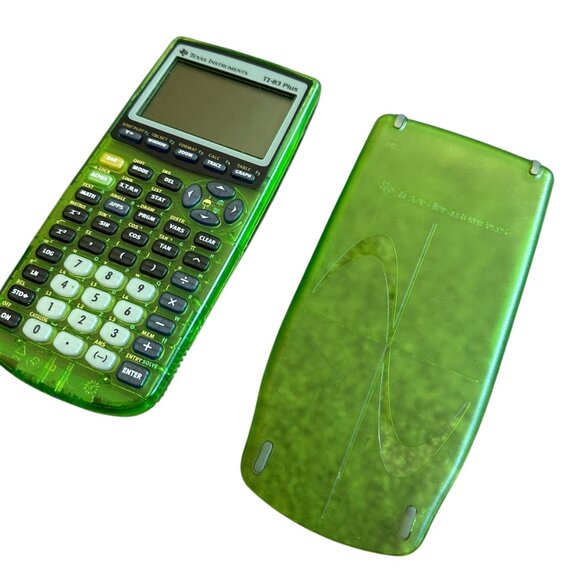Texas Instruments TI-83 Plus Graphing Calculator Neon Green School College - Picture 4 of 9